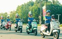 Dàn xe điện Anbico Diamond diễu hành tại Nghệ An