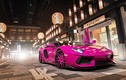Siêu xe Lamborghini Aventador màu hồng "hàng độc" ở Tokyo
