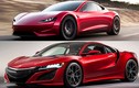 Siêu xe ôtô điện Tesla Roadster copy thiết kế của Honda?