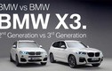 So sánh giữa hai mẫu xe BMW X3 thế hệ mới và cũ