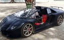 Nông dân độ xe máy thành siêu xe Lamborghini mui trần 