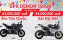 Xe môtô GPX Demon “chốt giá” từ 63 triệu tại Việt Nam
