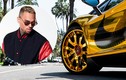 Ca sỹ Chris Brown "cưỡi siêu bò" Lamborghini Aventador vàng chóe 