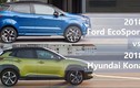 Honda HR-V và Hyundai Kona "hạ bệ" Ford Ecosport 