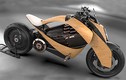 Ngắm xe môtô chạy điện ốp gỗ Newron siêu độc đáo