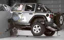 Jeep Wrangler "ngửa bụng" trong bài thử nghiệm va chạm mới