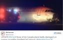 Máy bay Canada gặp sự cố khi tiếp đất, hơn 20 người bị thương