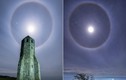 Ngước nhìn vầng hào quang của Mặt trăng hiếm thấy ở Anh 