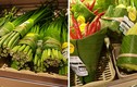 Bên trong siêu thị gói đồ bằng lá chuối ở Thái Lan