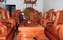 Cận cảnh bộ bàn ghế "khủng" bằng gỗ quý ở Nghệ An 