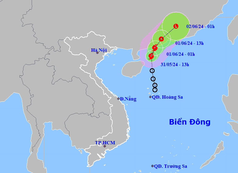 Cơn bão số 1 trên Biển Đông ảnh hưởng tới Việt Nam thế nào?