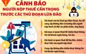 Các thủ đoạn giả danh cán bộ thuế, cơ quan thuế để lừa đảo