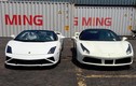 Bộ đôi siêu xe Ferrari-Lamborghini cập cảng VN