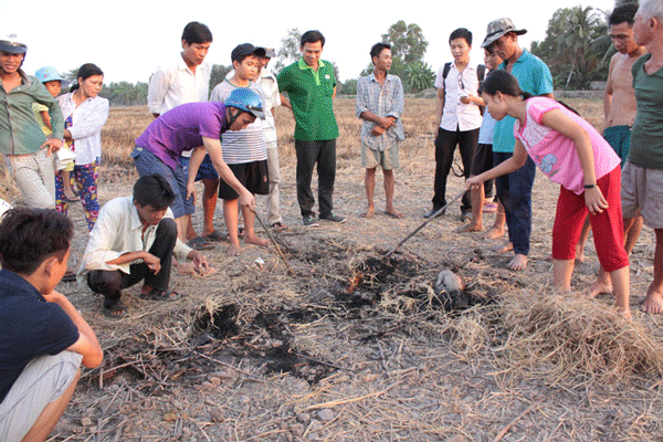 Sự thật về ngọn lửa “cháy mãi không tắt” tại Long An