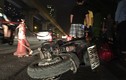 20m rào tôn đổ sập trên đường Nguyễn Trãi, 1 người cấp cứu