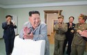 Ông Kim Jong-un cười tươi khi quân đội phóng tên lửa thành công