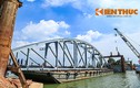 Chùm ảnh: Lao lắp dầm cầu Ghềnh mới trên sông Đồng Nai