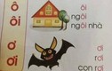 Hoang mang sách Tiếng Việt dạy trẻ đọc “con dơi” thành “con rơi“