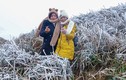 Quảng Ninh: Băng tuyết phủ trắng xóa đường lên biên giới