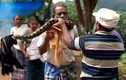 Video: Gay cấn màn giải cứu người đàn ông bị trăn siết cổ