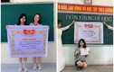 Học trò đu trend giấy khen “siêu to khổng lồ” trong ngày bế giảng