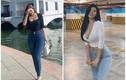 Danh tính hot girl Việt chỉ mặc quần jean cũng nổi bật khắp phố