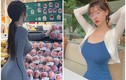 “Hot girl siêu thị” xứ Trung gây mê với body đồng hồ cát 
