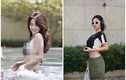 “Hot girl tạp hóa” diện hai mảnh “nóng” hơn nhiệt độ Hà Nội