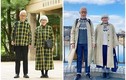 Cặp vợ chồng già thành hiện tượng mạng vì thích mặc đồ đôi