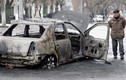 Xe chở quan chức ly khai Ukraine bị trúng đạn pháo