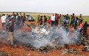Hiện trường vụ máy bay Syria rơi ở Aleppo