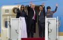 Ảnh: Tổng thống Donald Trump tiếp đón Thủ tướng Abe ở Mỹ
