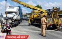 Tạm giữ tài xế ngáo đá chống đối cảnh sát, gây tai nạn trên QL1