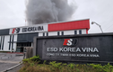 Cháy nổ tại công ty linh kiện điện tử ở Khu công nghiệp Quế Võ