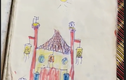 Giật mình thấy hình vẽ trong cuốn sổ tay của bé trai 8 tuổi