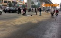 Hàng loạt người ngã xe vì dầu loang trên đường Trần Phú