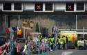Người biểu tình "áo vàng" đốt trạm thu phí trên cao tốc ở Pháp