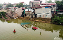 Cận cảnh những căn nhà bị đổ sập xuống sông Cầu ở Bắc Ninh