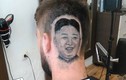 Cắt tóc ra hình khuôn mặt Kim Jong-un trên đầu khách