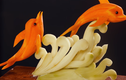 Video: Cắt tỉa cà rốt hình cá heo đẹp “thần thánh“
