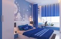 Thiết kế phòng ngủ ấn tượng gam màu xanh dương mát mẻ