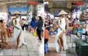 Video: Chàng trai đi catwalk đẹp hơn siêu mẫu đại náo chợ Bến Thành