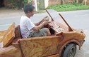 Video: “Siêu xe” Lamborghini bằng gỗ lăn bánh tại Việt Nam