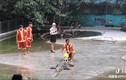 Video: Không sợ cá sấu nguy hiểm chỉ sợ đồng đội "ăn hại"