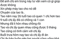 Thanh niên chia sẻ chuyện tình với "máy bay bà già" nhận "rổ gạch"