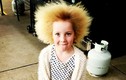 Kỳ lạ bé gái 8 tuổi có mái tóc "dựng đứng" giống Albert Einstein