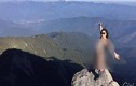 Cô gái Đài Loan nổi tiếng mặc bikini leo núi bị chết cóng