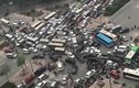 Video: Cảnh tắc đường kinh hoàng ở Hà Nội từ góc quay trên cao