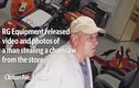 Video người đàn ông nhét máy cưa vào quần để lấy cắp khỏi cửa hàng