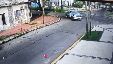 Video: Tông vào xe cảnh sát khi tẩu thoát, 2 tên trộm thương vong